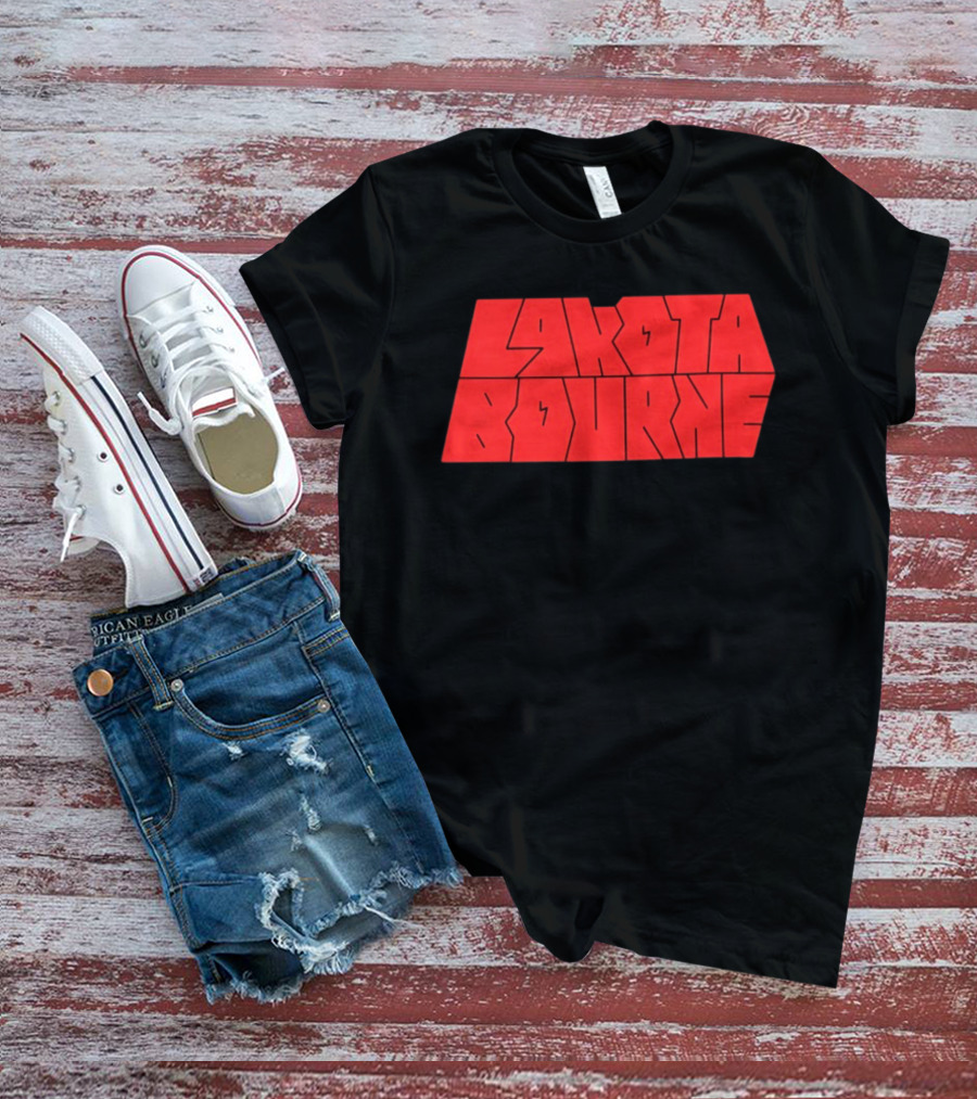 Lakota Bourne Bold Red Block T-Shirt