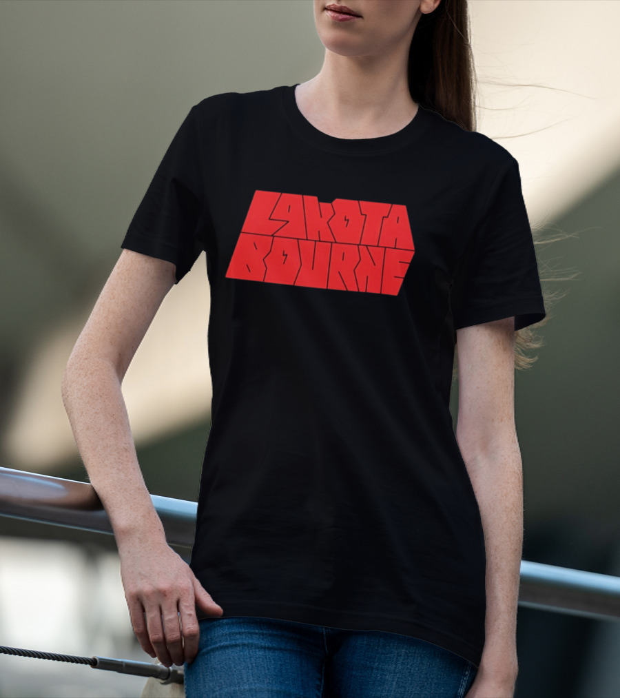 Lakota Bourne Bold Red Block T-Shirt