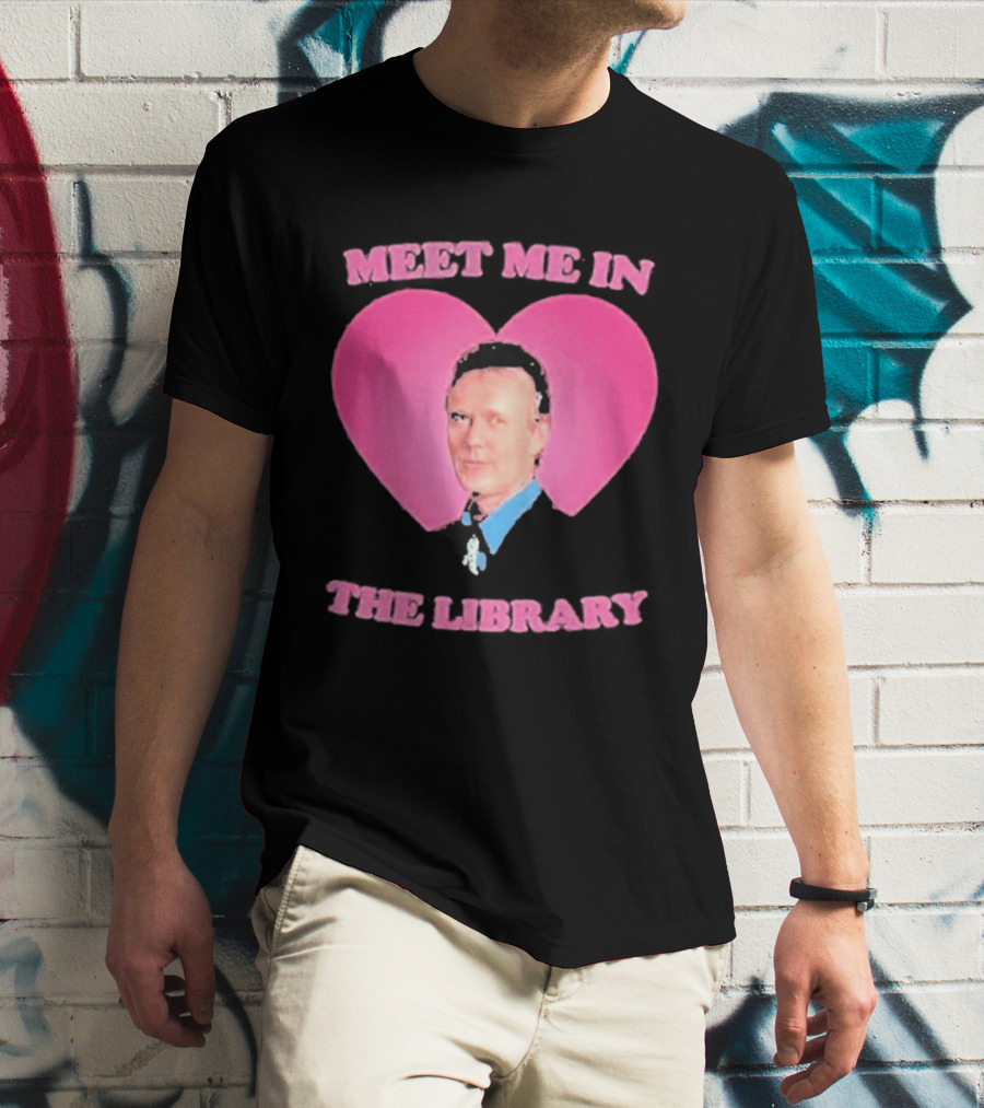 Meet Me In The Library Pink Heart Anthony Head Rupert Giles 2026 T-Shirt