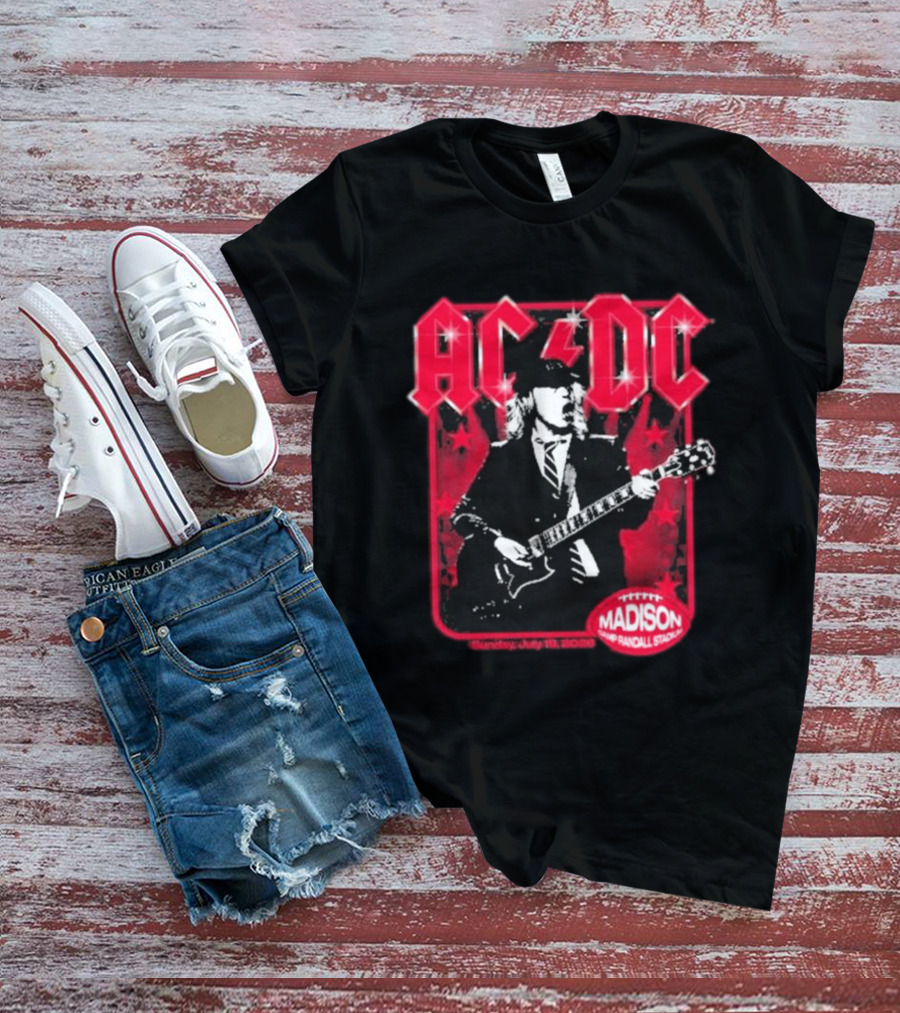 ACDC Madison Camp Randall Stadium Pwr Up Tour T-Shirt