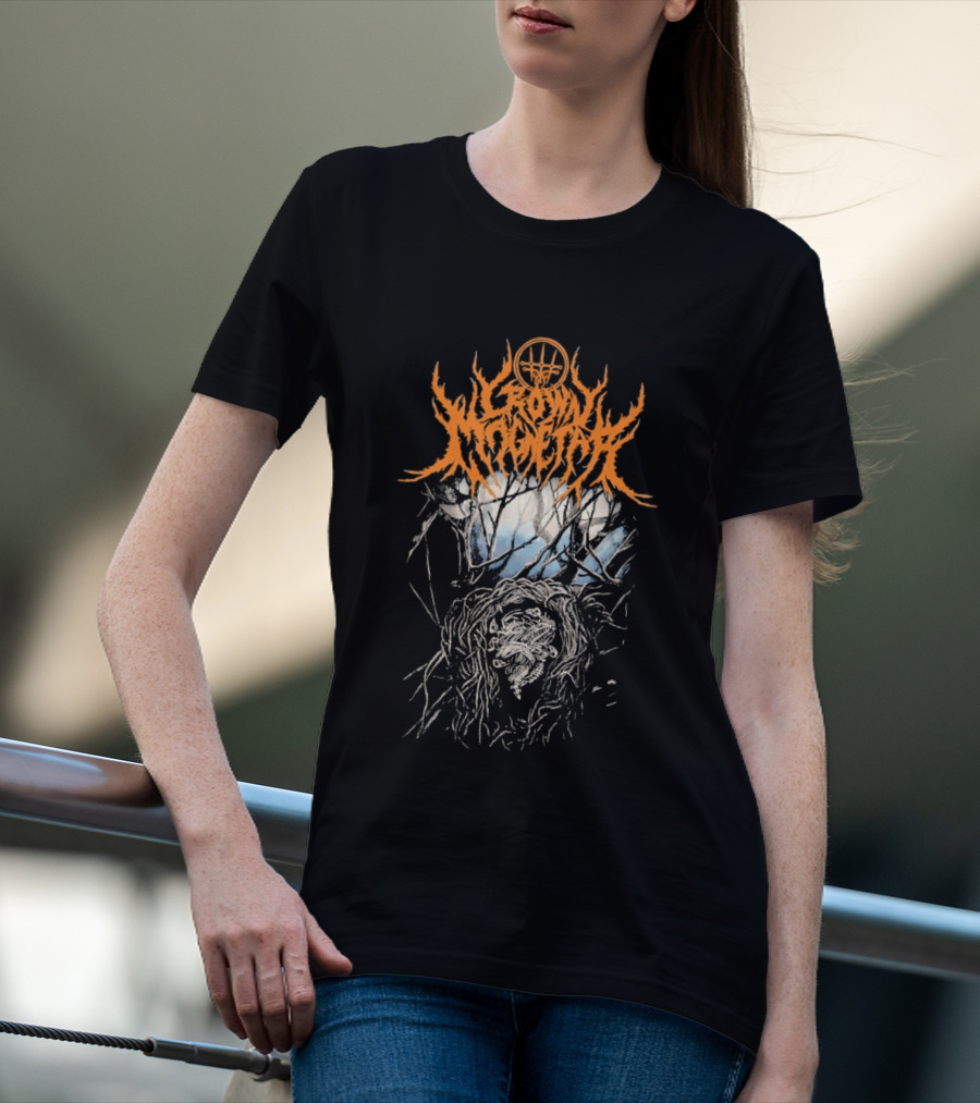 Crown Magnetar Birds Nest Intricate Abstract Symbolic T-Shirt
