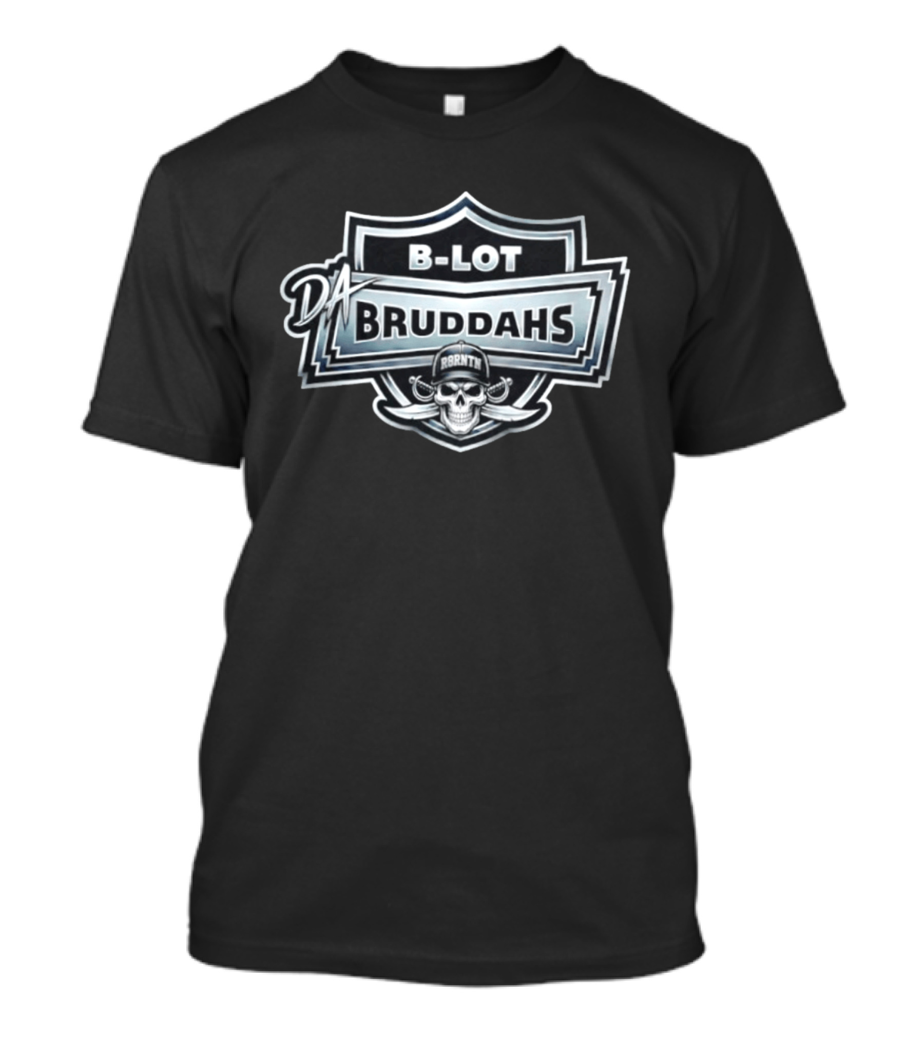 B Lot Da Bruddahs R8rntn Skull T-Shirt