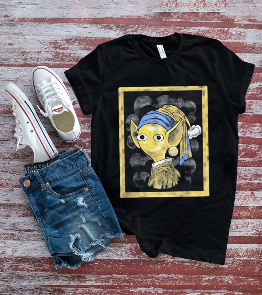 Girl With A Pellet Earring Alien Number 10 T-Shirt