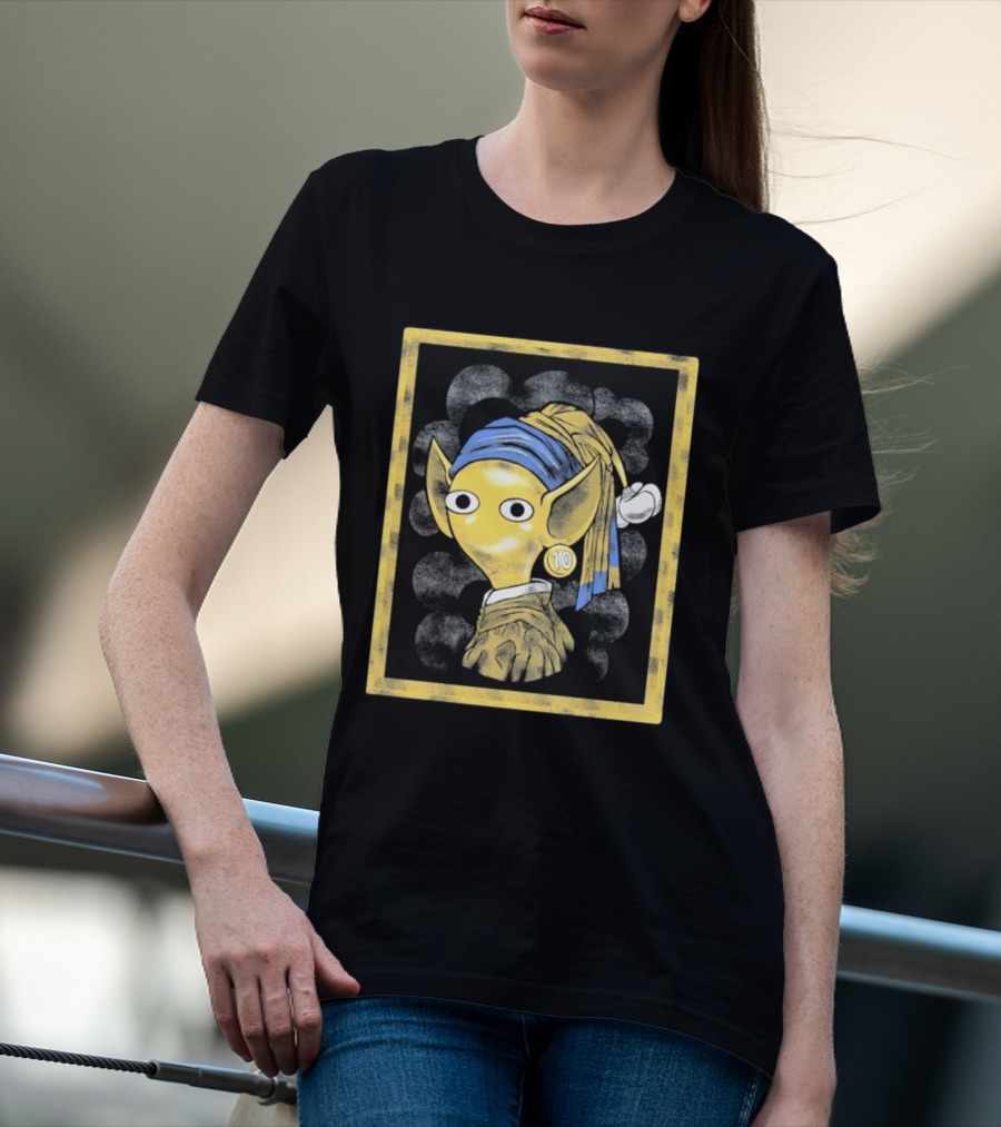Girl With A Pellet Earring Alien Number 10 T-Shirt