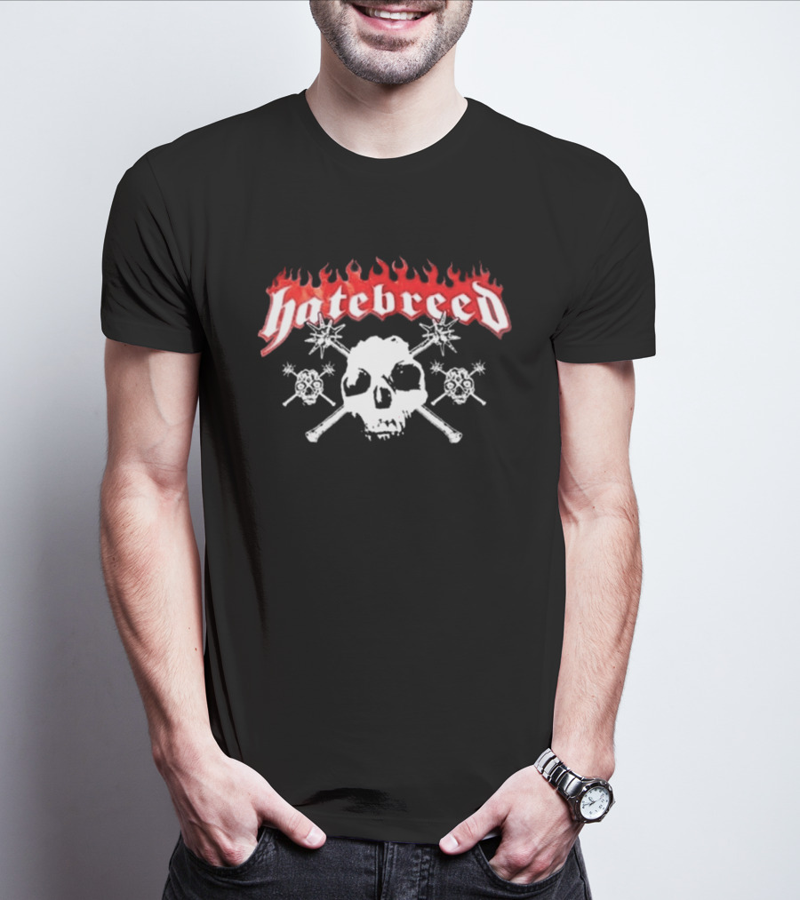 Hatebreed The Summer Slaughter Tour Part 1 2026 Skull And Crossbones Logo With Dates T-Shirt
