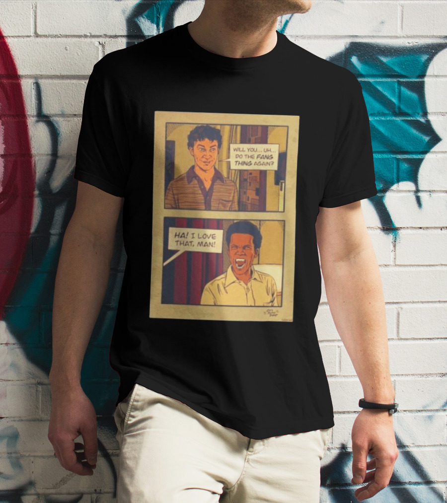 Interview With The Vampire Fang Thing Comic Panel Ha I Love That Man T-Shirt
