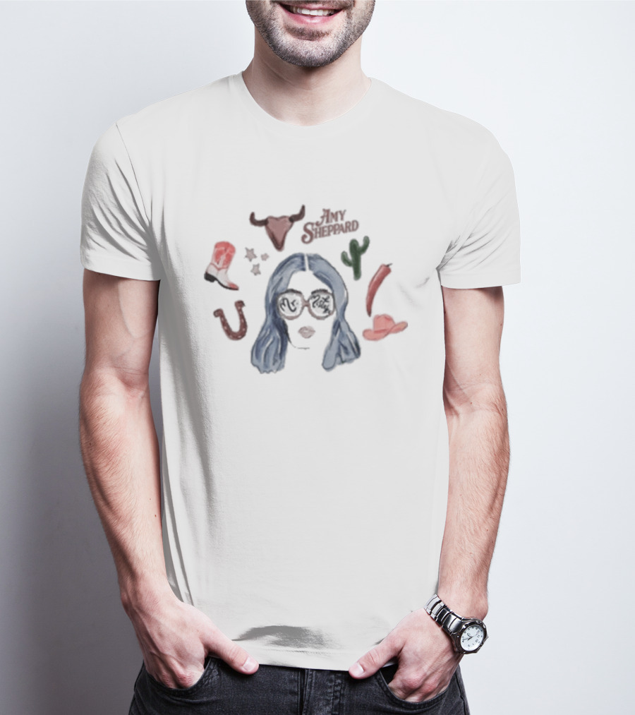 Amy Sheppard Mr. Mistake Western Cowgirl Elements Sunglasses Cactus Boots Hat T-Shirt