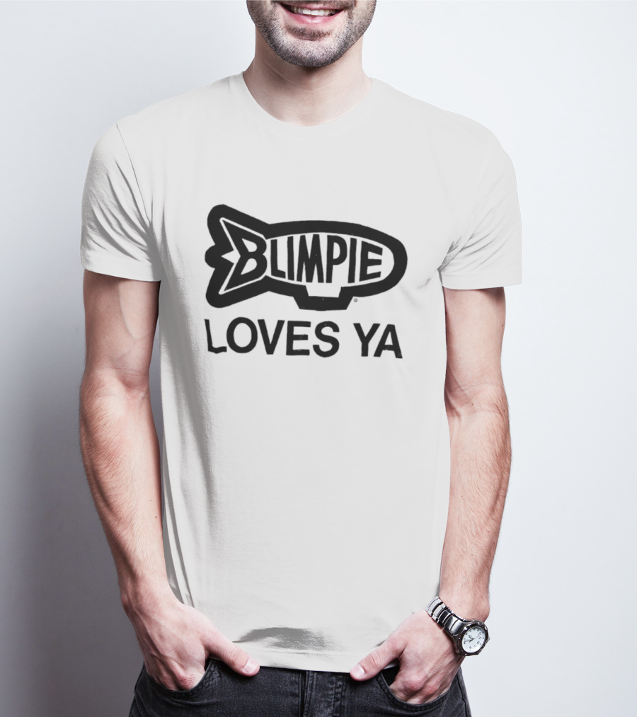 Blimpie Loves Ya Sandwich Shop Fast Food Blimp T-Shirt