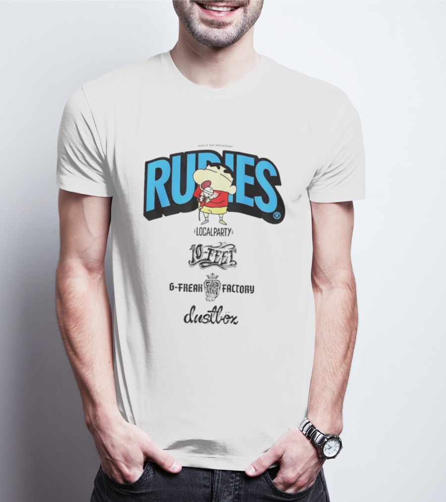 Rudies Crayon Shinchan Local Party B Freak Factory Duettrax Collaboration T-Shirt