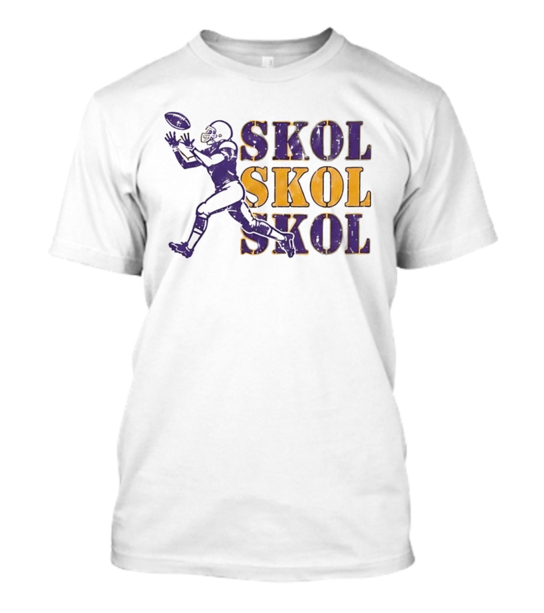 Skol Skol Skol Minnesota Vikings Football Fan T-Shirt
