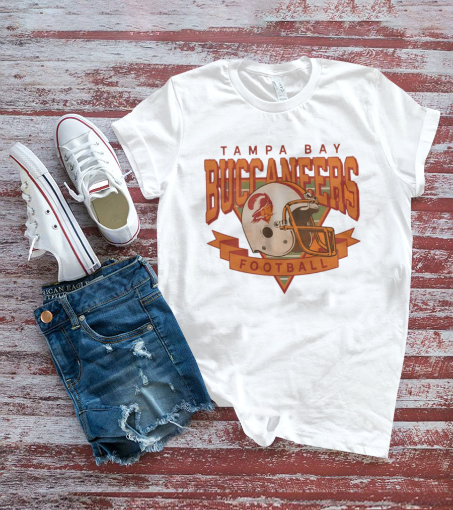 Tampa Bay Buccaneers Football Helmet T-Shirt