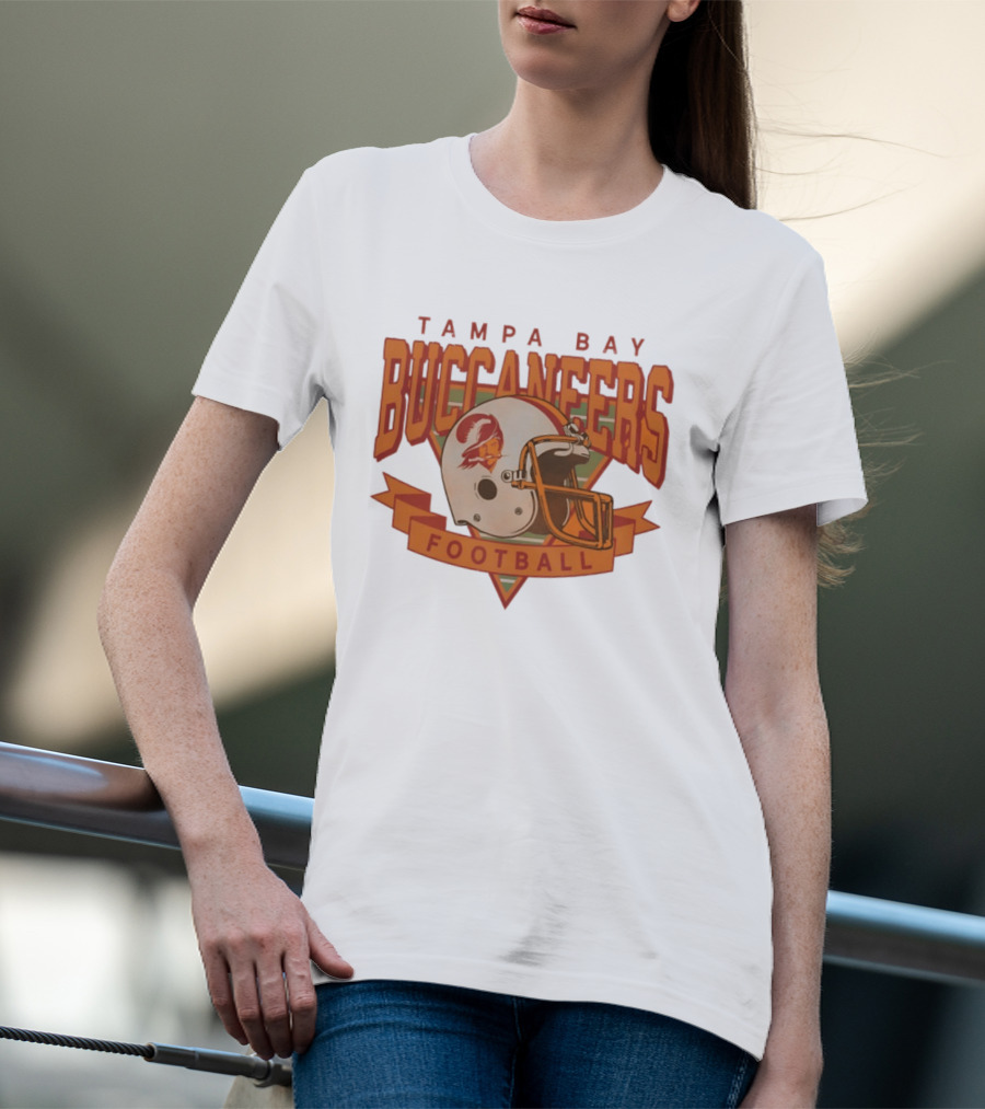 Tampa Bay Buccaneers Football Helmet T-Shirt