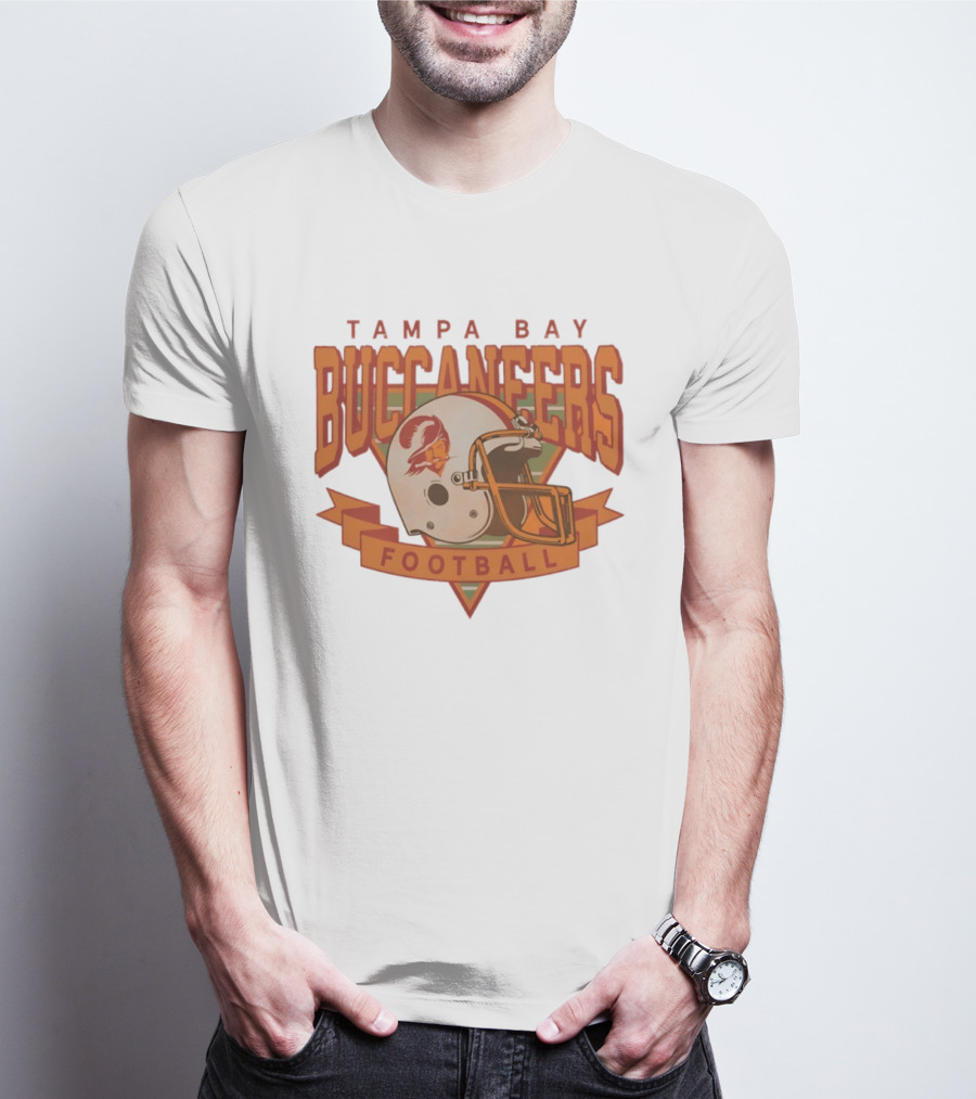 Tampa Bay Buccaneers Football Helmet T-Shirt
