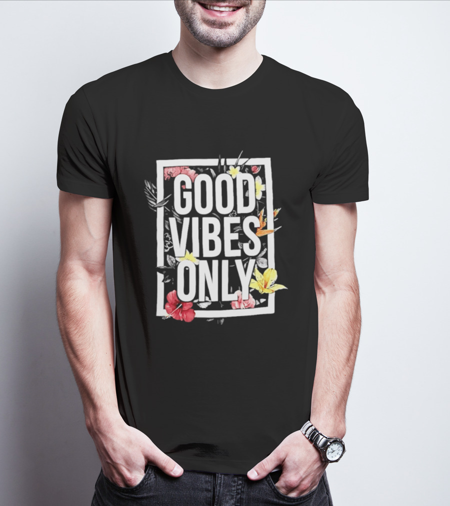 Alana Thompson Good Vibes Only Floral T-Shirt