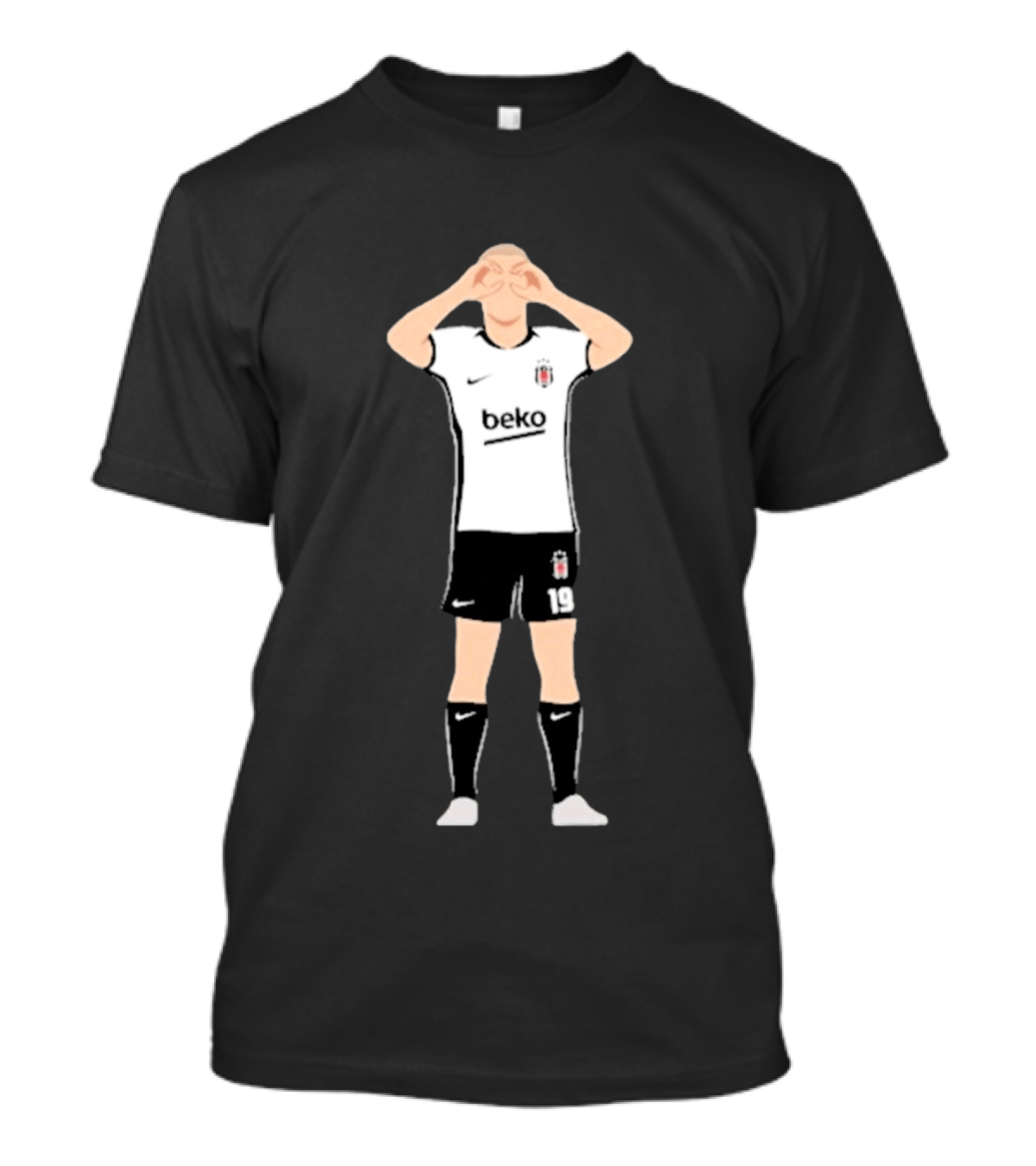 Besiktas Beko Leandro Trossard 19 Football Celebration T-Shirt
