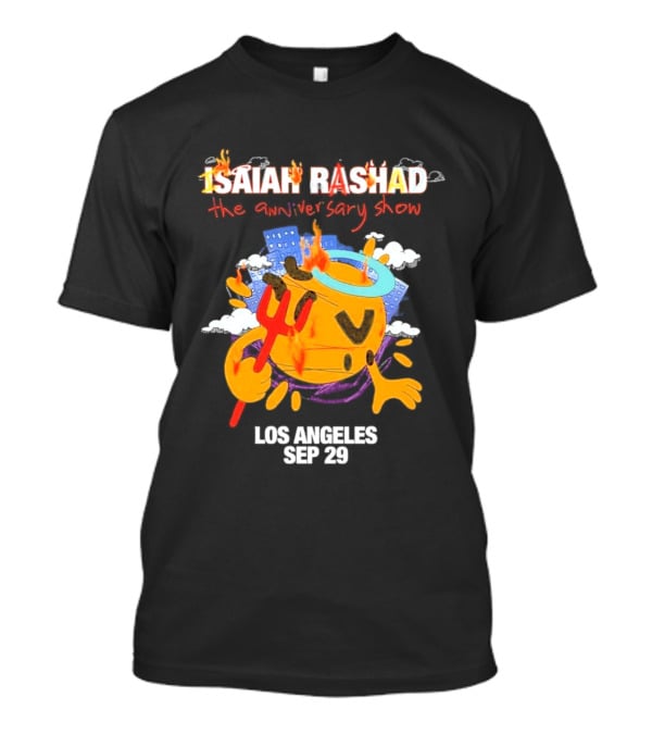 Isaiah Rashad The Anniversary Show Los Angeles Sep 29 T-Shirt