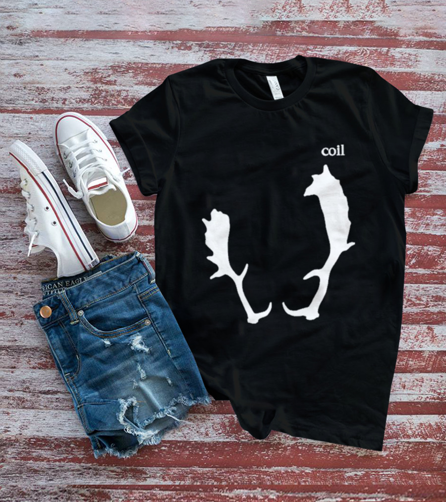 Coil Black Antlers T-Shirt