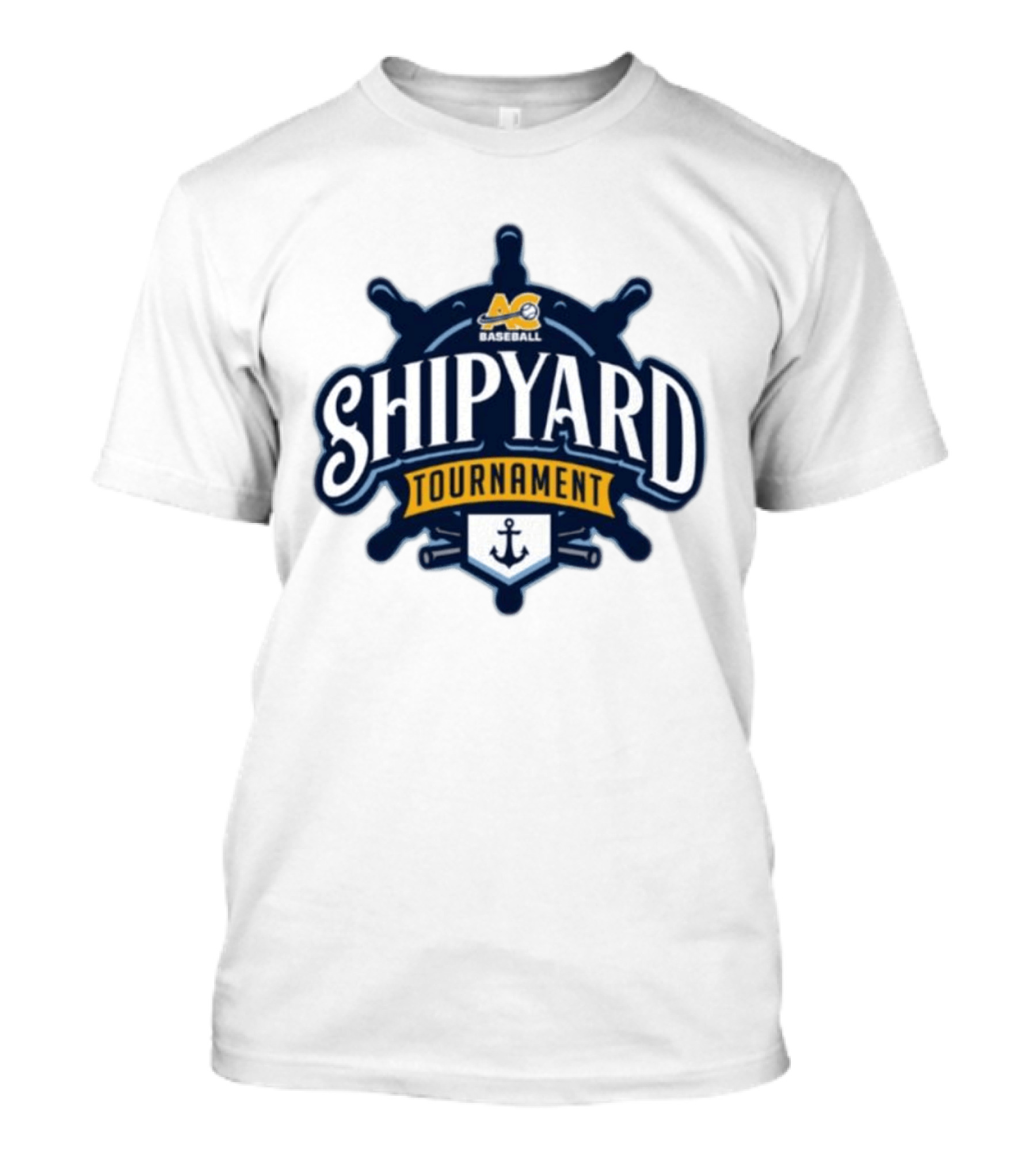 2024 AC Baseball 7th Annual Shipyard Tournament Event T-Shirt