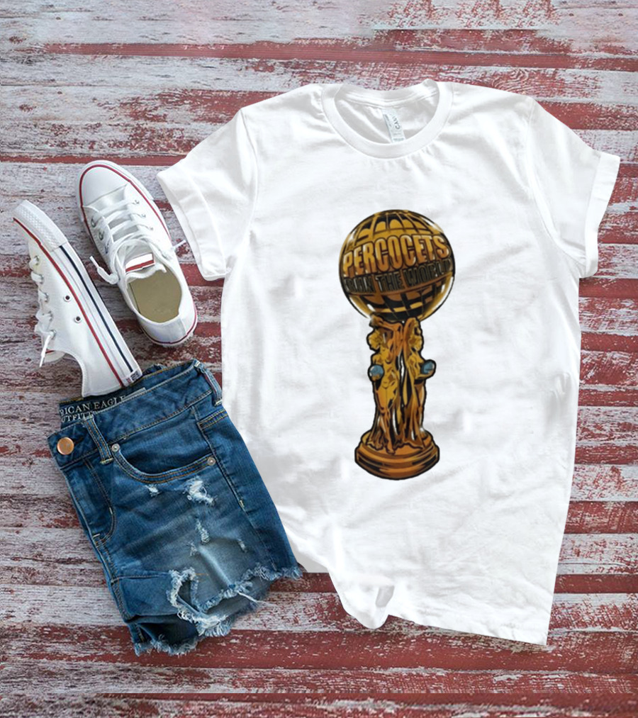 Percocets Run The World Trophy Statue T-Shirt