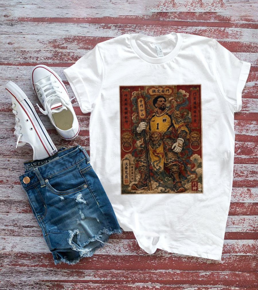Cape Verde Goalkeeper Vozninha Door God Guardian T-Shirt
