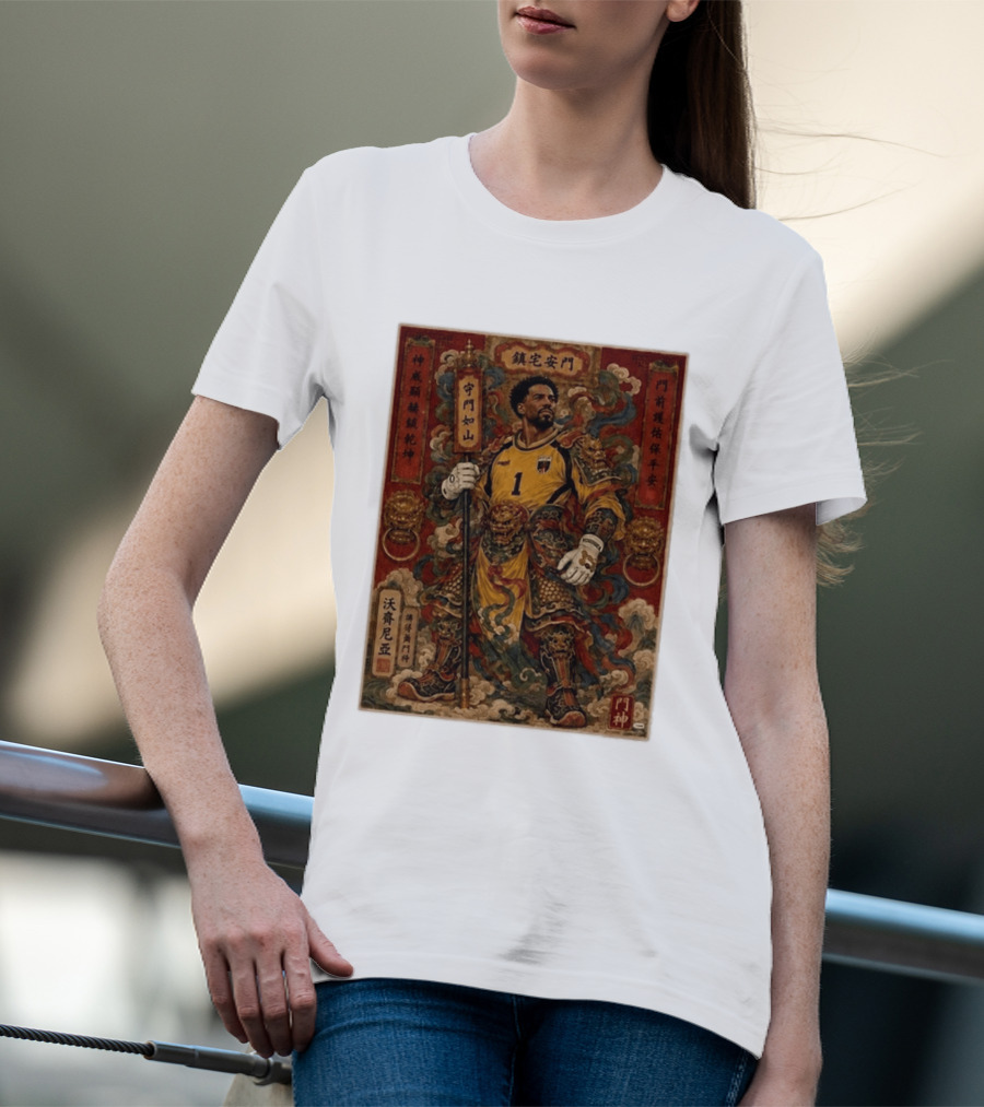 Cape Verde Goalkeeper Vozninha Door God Guardian T-Shirt