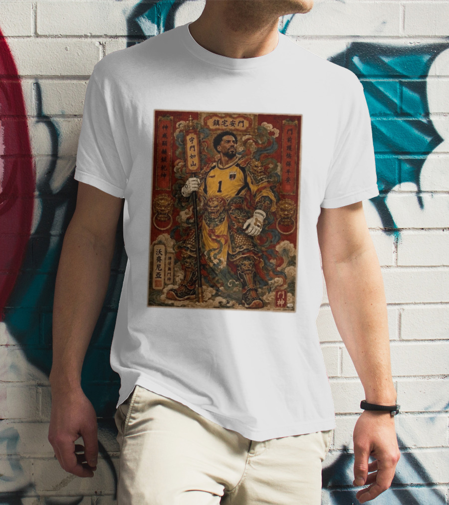 Cape Verde Goalkeeper Vozninha Door God Guardian T-Shirt