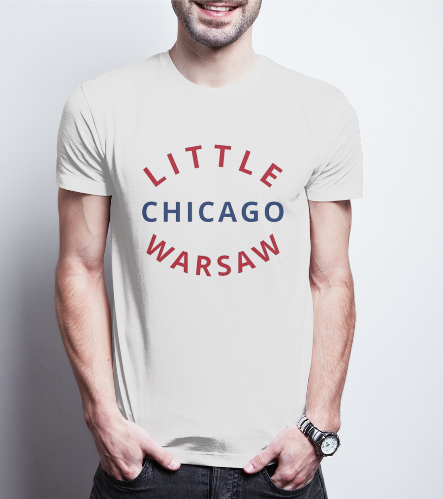 Chicago Little Warsaw Retro Style Arch T-Shirt