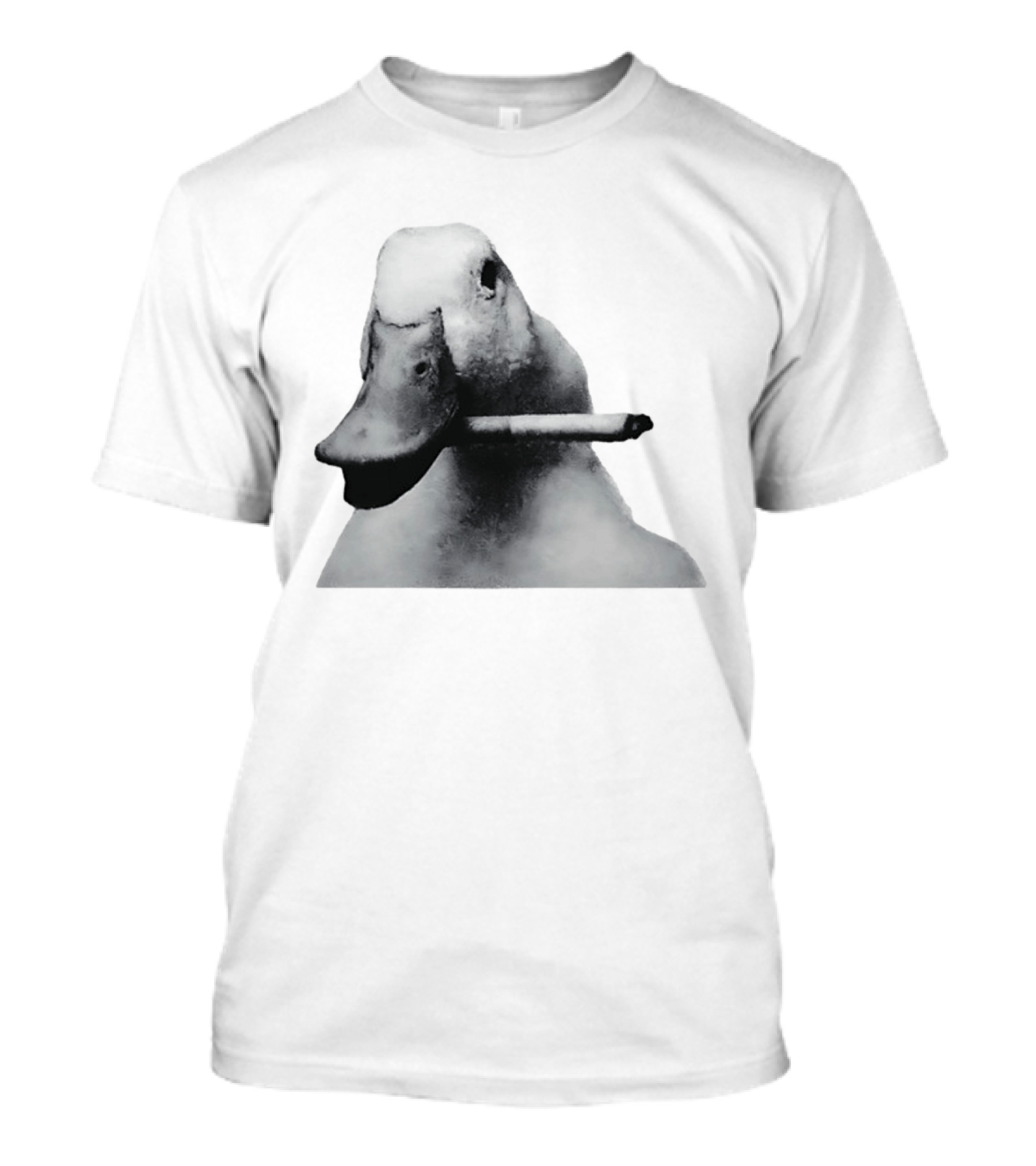Duck With Cigarette Meme Smoking Duck Meme T-Shirt