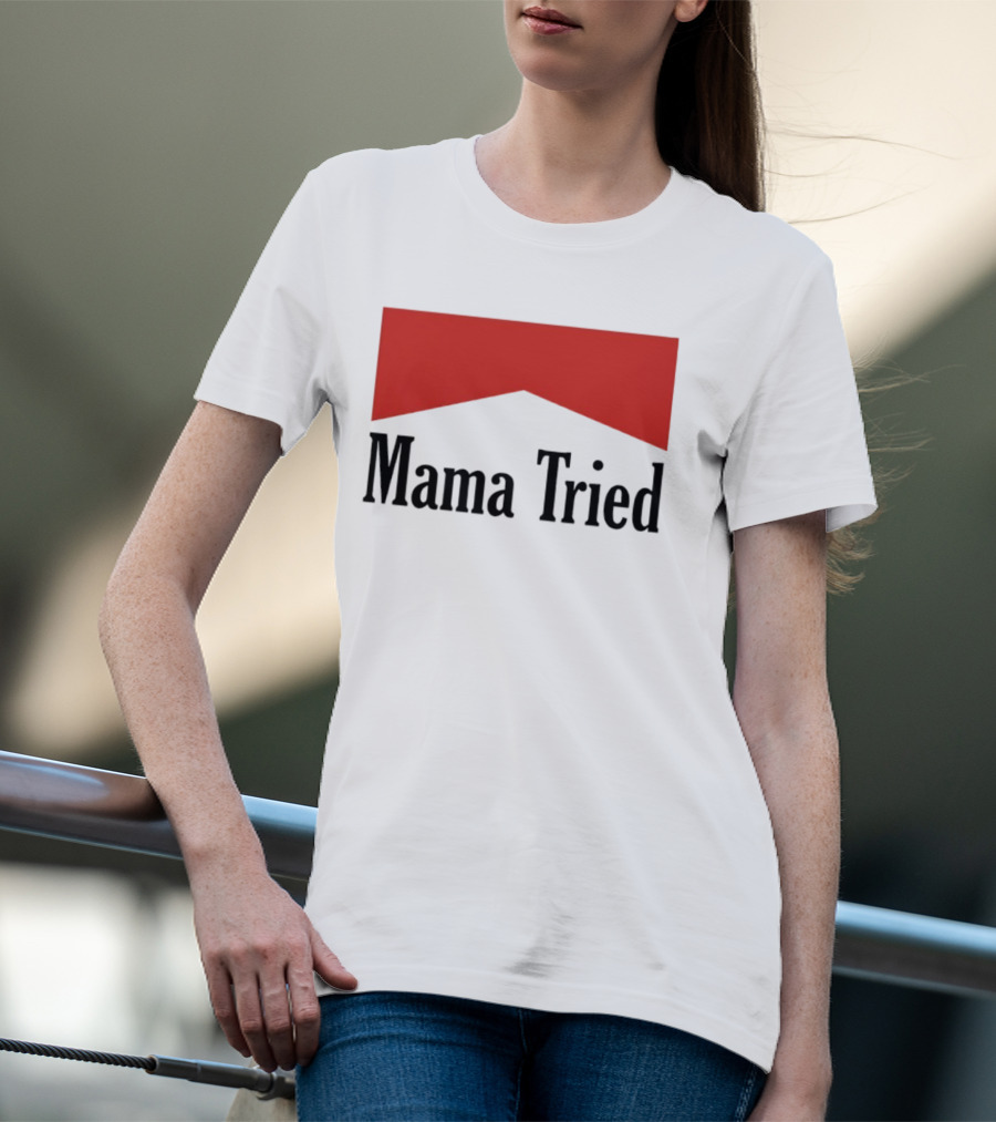 Mama Tried Red Chevron T-Shirt