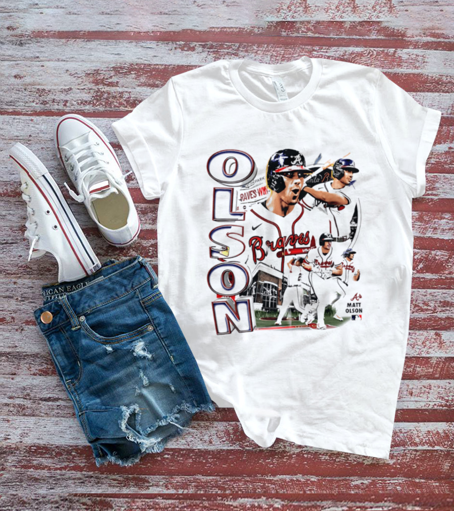 Matt Olson Braves 2026 MLB Collage Nike Swingman T-Shirt