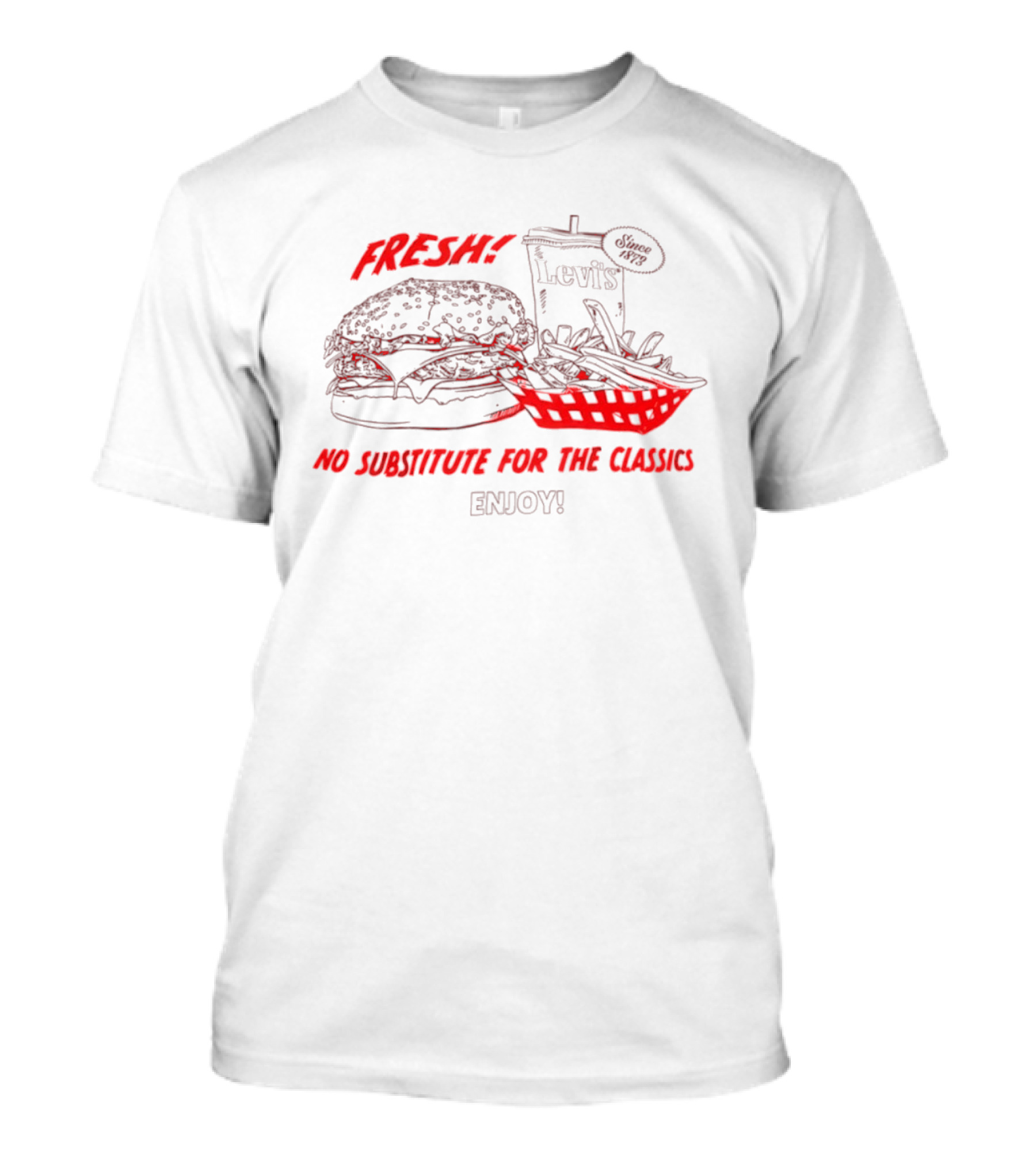 FRESH No Substitute For The Classics Enjoy Levis T-Shirt