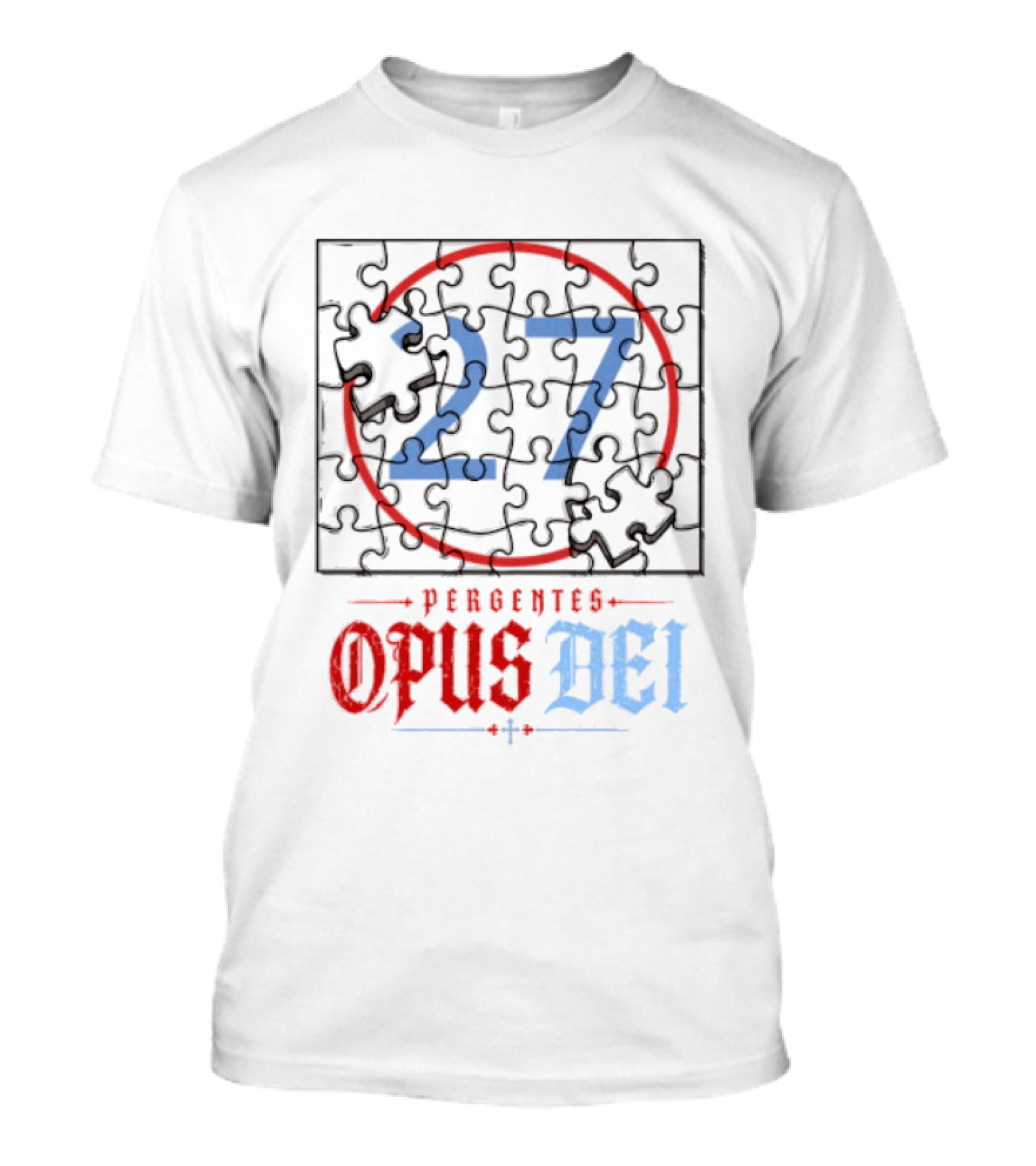 Pergentes Opus Dei 27 Puzzle T-Shirt