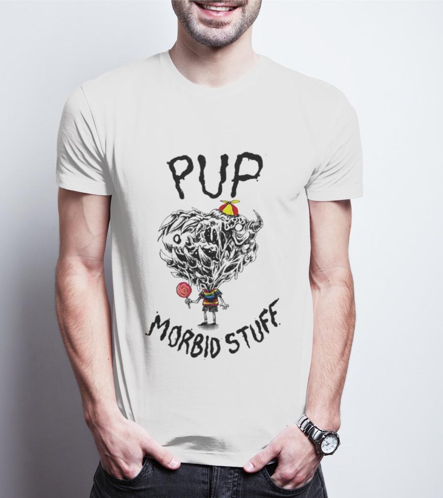 Pup Morbid Stuff Lollipop Hat Monster T-Shirt