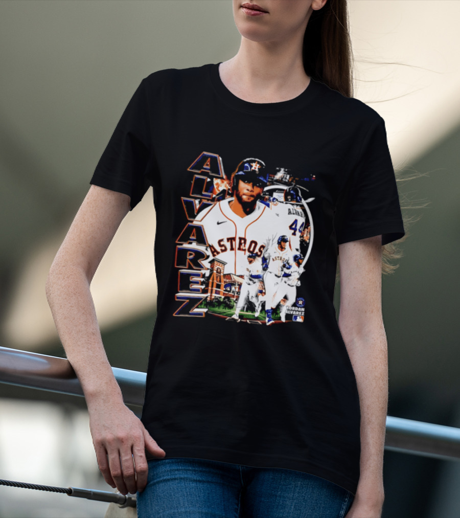 Yordan Alvarez Astros Baseball Number 44 Collage T-Shirt