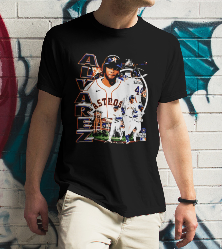 Yordan Alvarez Astros Baseball Number 44 Collage T-Shirt