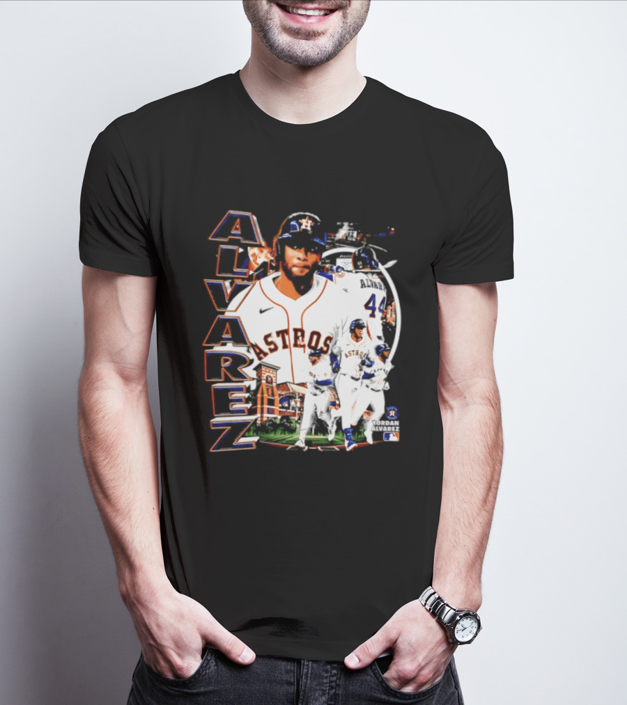Yordan Alvarez Astros Baseball Number 44 Collage T-Shirt