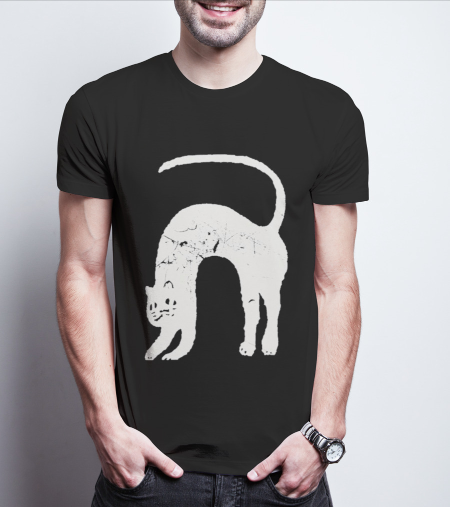Angeltype Catvisu Arched Feline T-Shirt