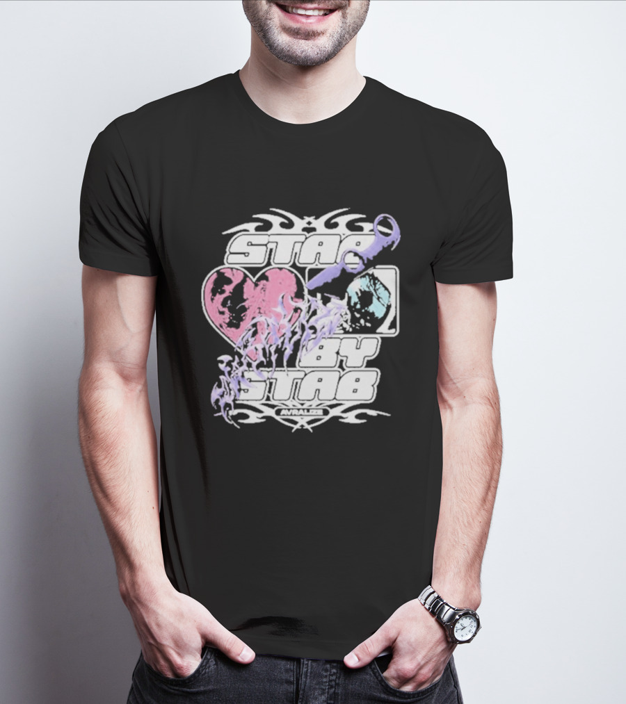 Avralize Stab By Stab Heart And Wrench T-Shirt