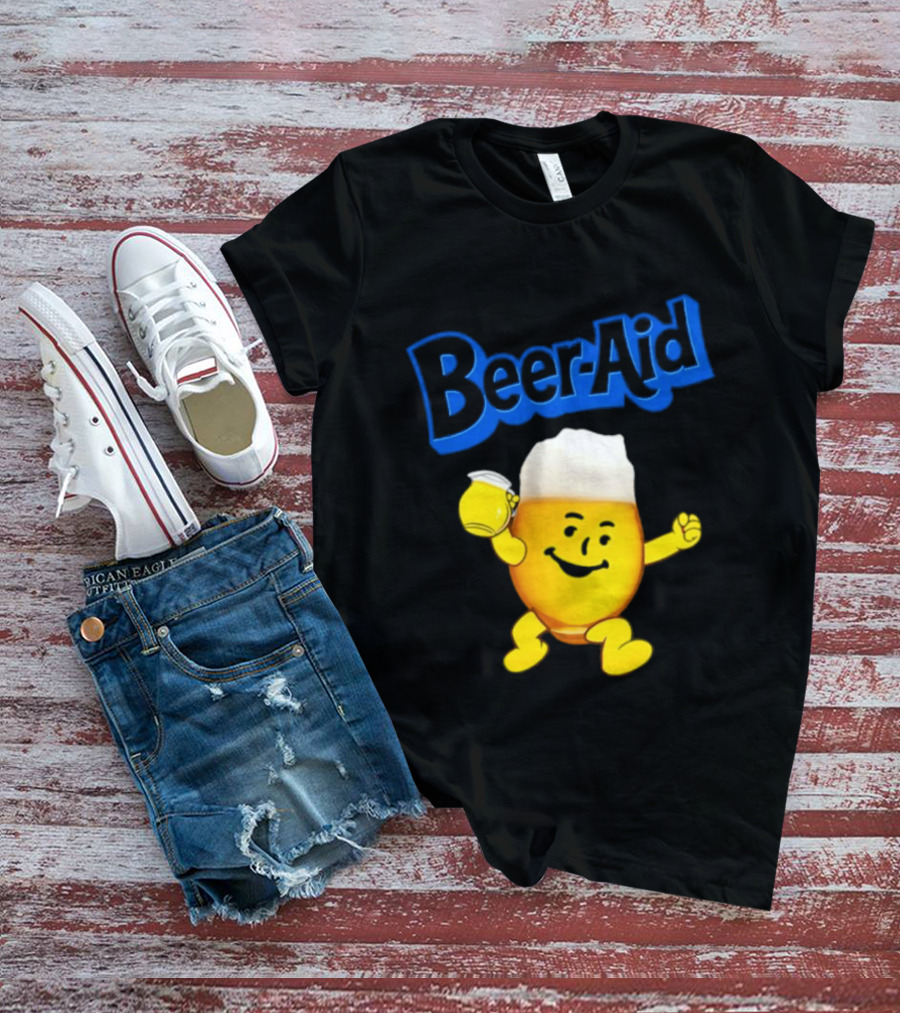 Beer Aid Kool Aid Beer Alcohol Party Humor T-Shirt