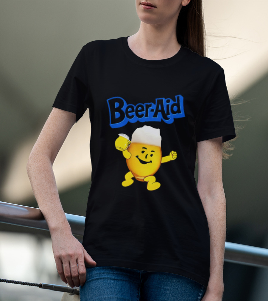 Beer Aid Kool Aid Beer Alcohol Party Humor T-Shirt