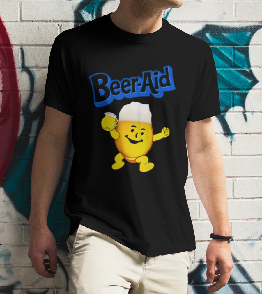 Beer Aid Kool Aid Beer Alcohol Party Humor T-Shirt