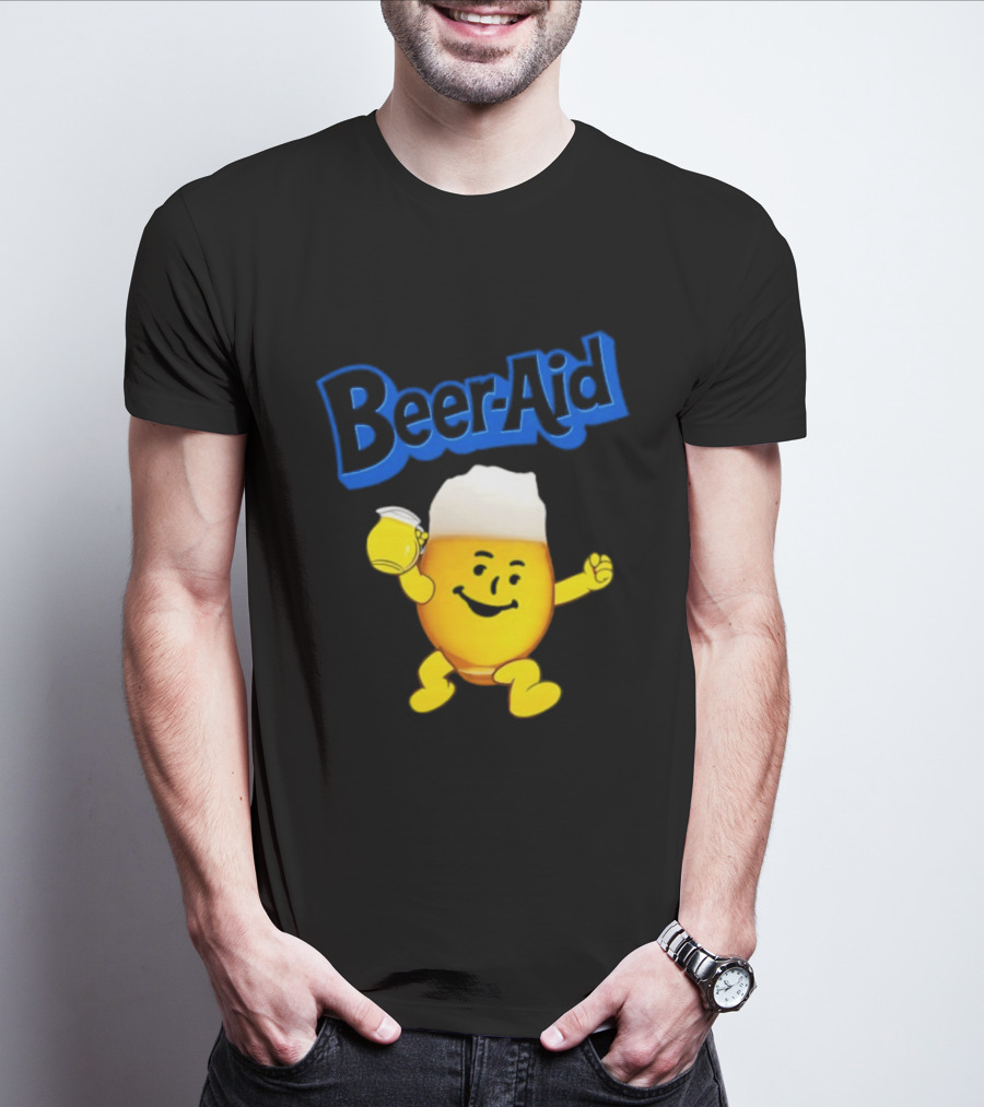 Beer Aid Kool Aid Beer Alcohol Party Humor T-Shirt