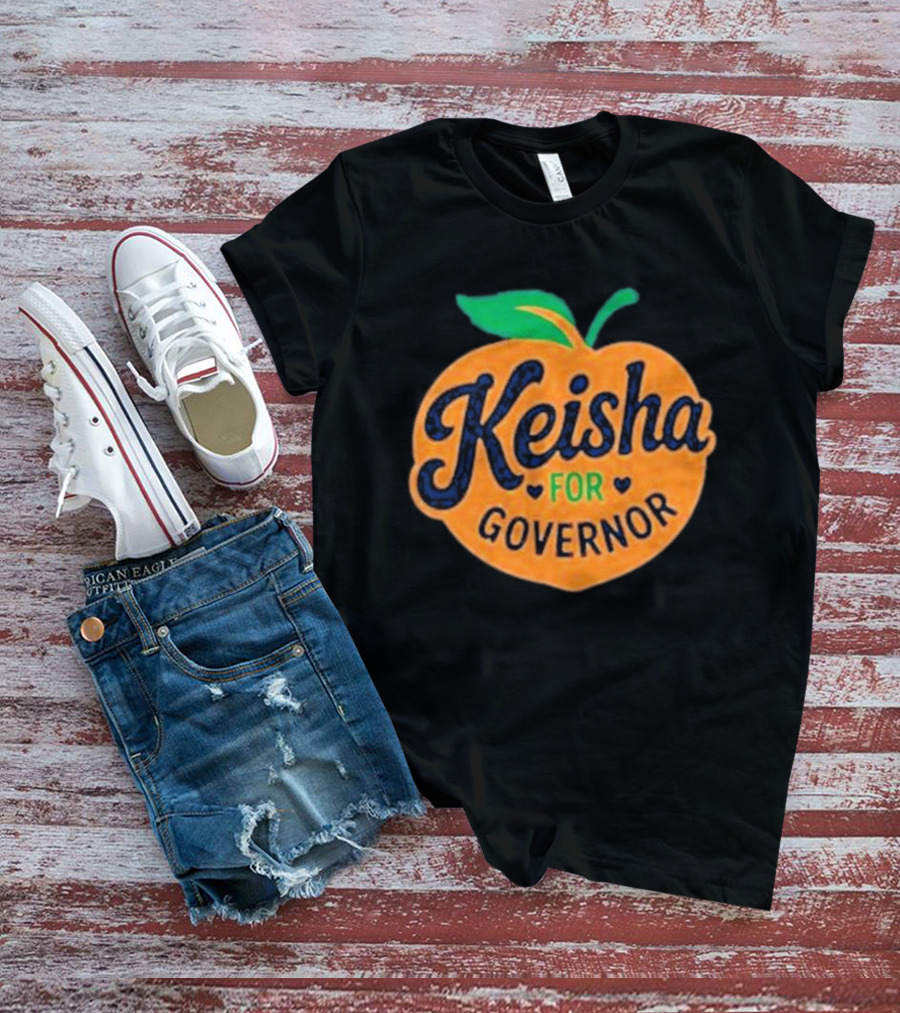 Keisha For Governor Peach T-Shirt