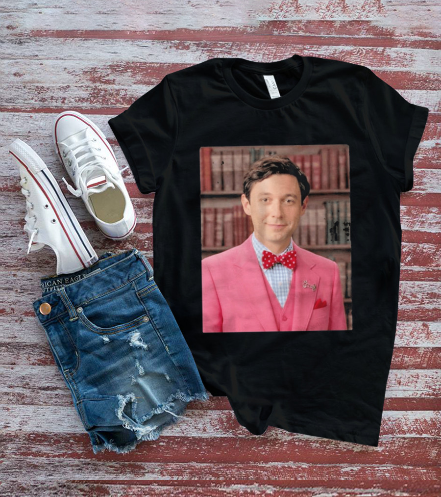 Pinky Herman Jon Ossoff Bow Tie Suit T-Shirt