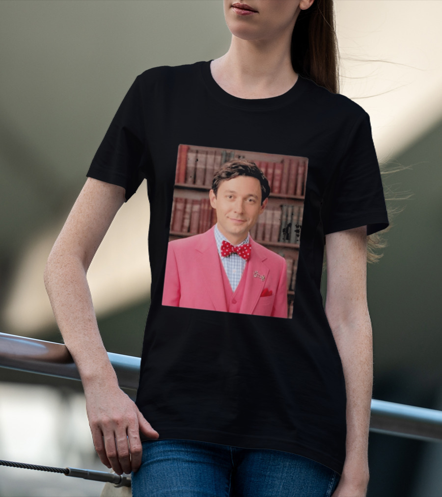 Pinky Herman Jon Ossoff Bow Tie Suit T-Shirt