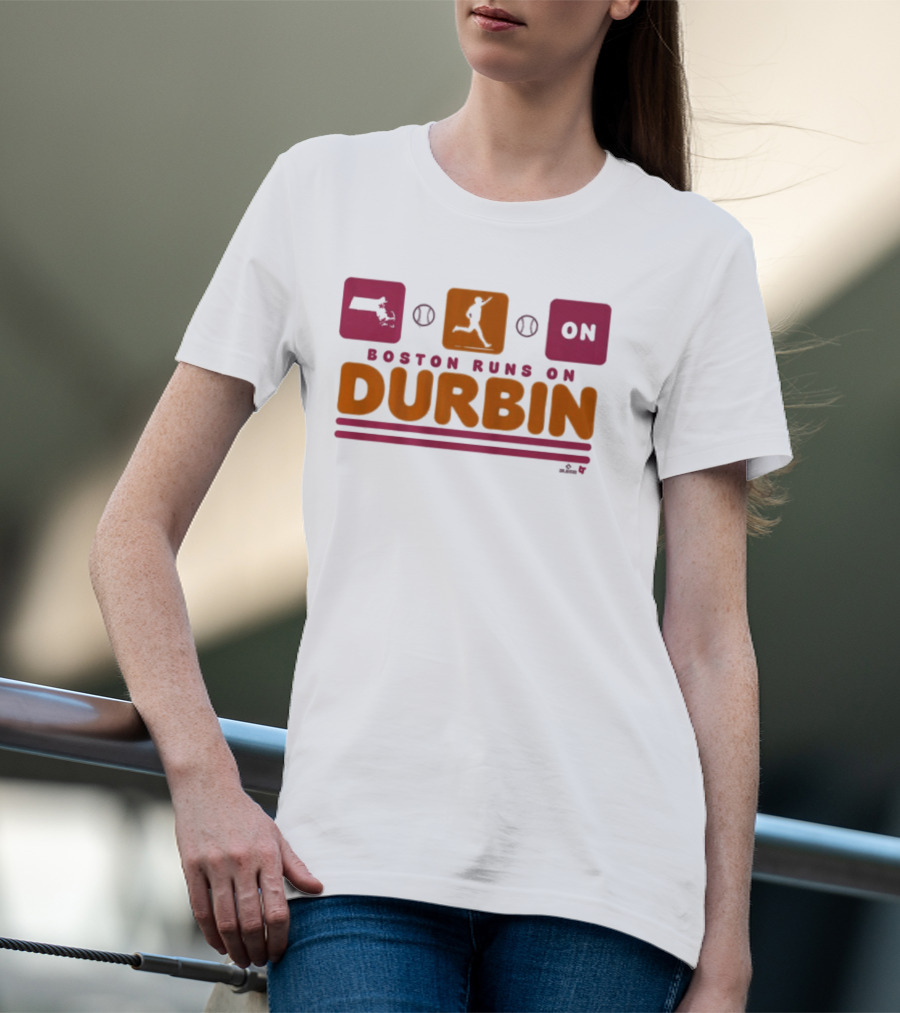 Boston Runs On Durbin Massachusetts Running T-Shirt