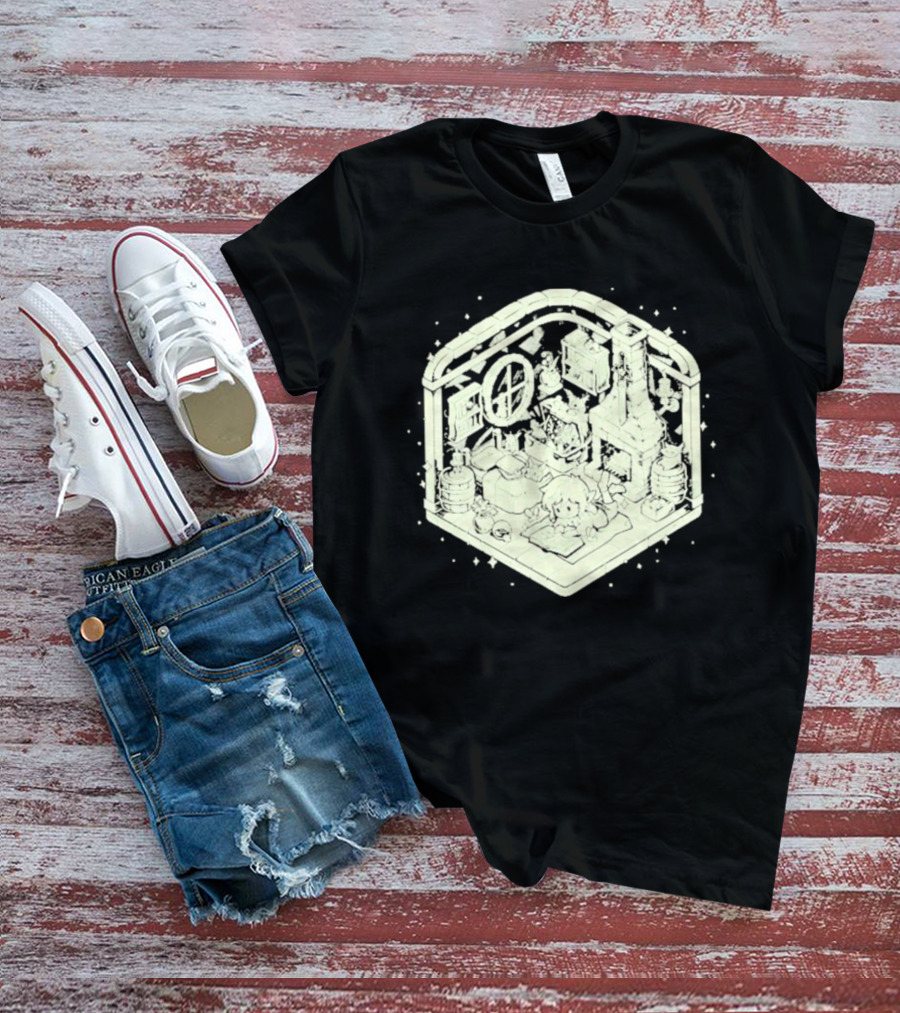 Cozy Hero's Hideout Avengers Room Isometric T-Shirt