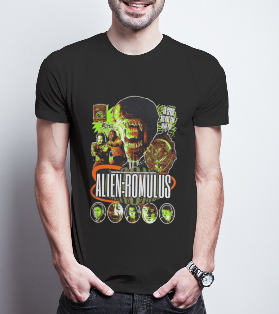 Alien Romulus Horror In Space No One Can Hear You T-Shirt