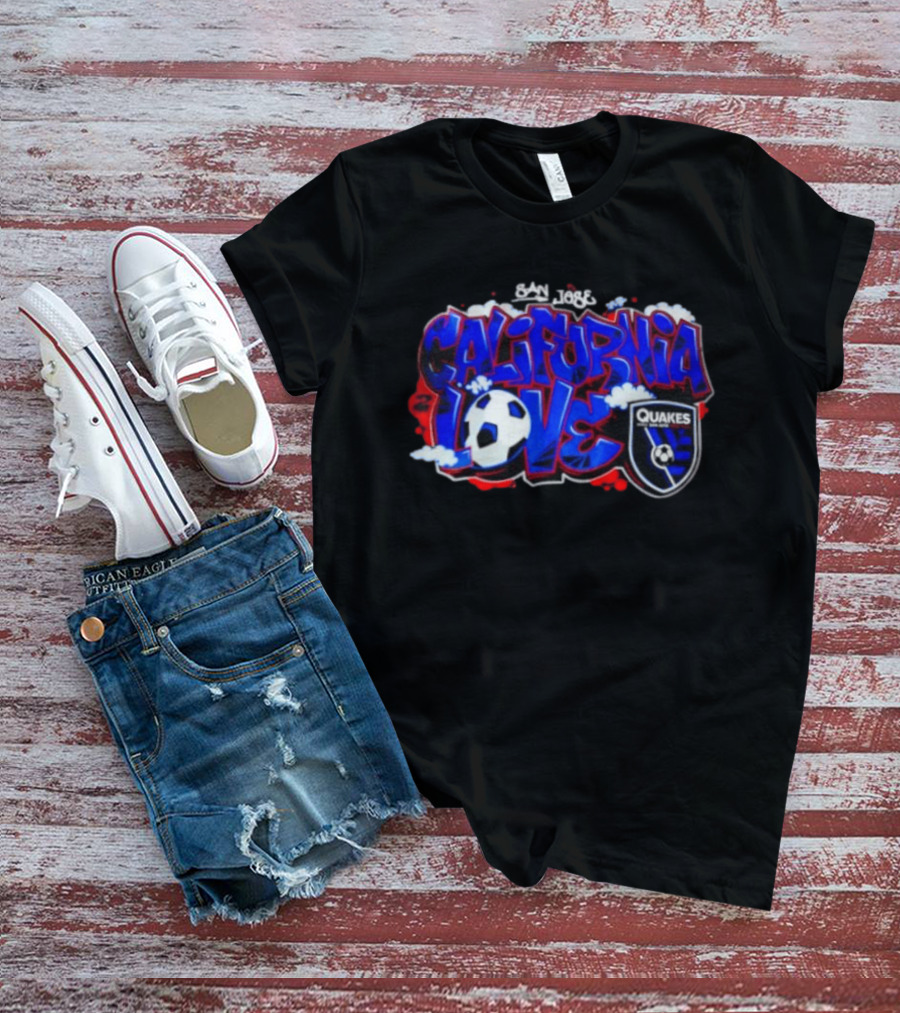 San Jose California Love Quakes Soccer 1974 T-Shirt