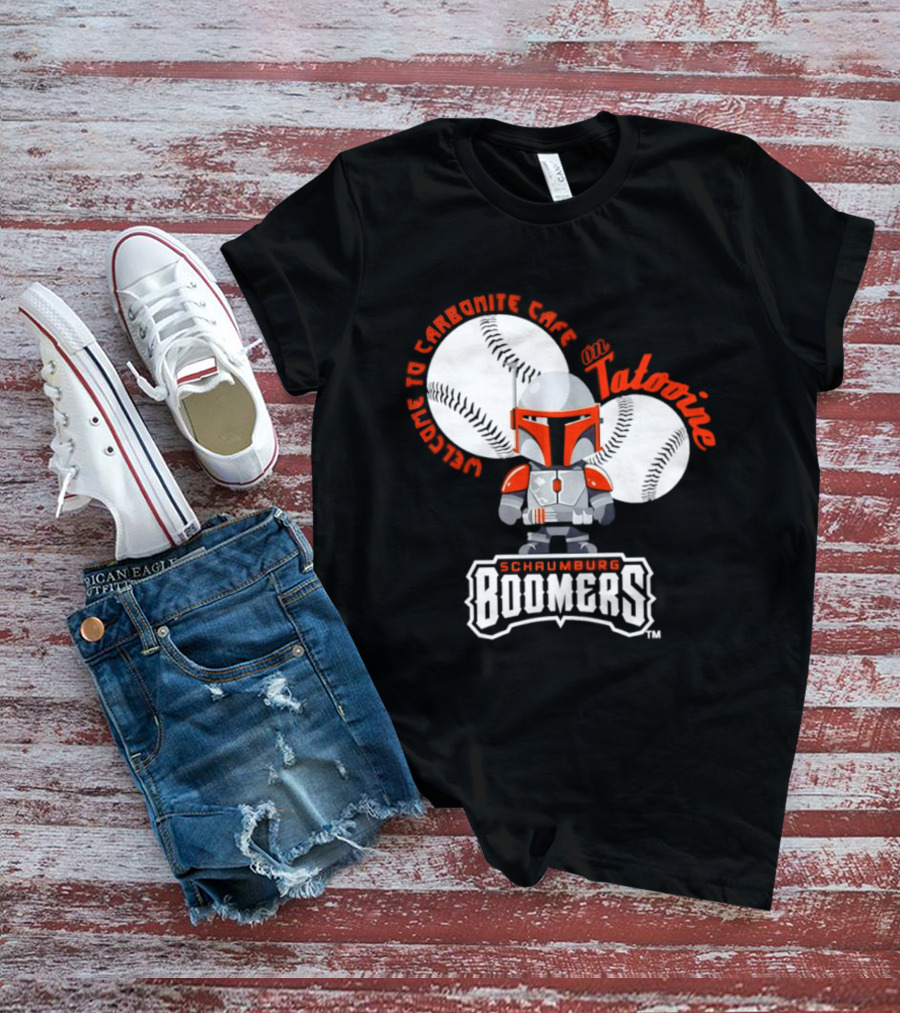 Schaumburg Boomers Welcome To Carbonite Cafe On Tatooine T-Shirt